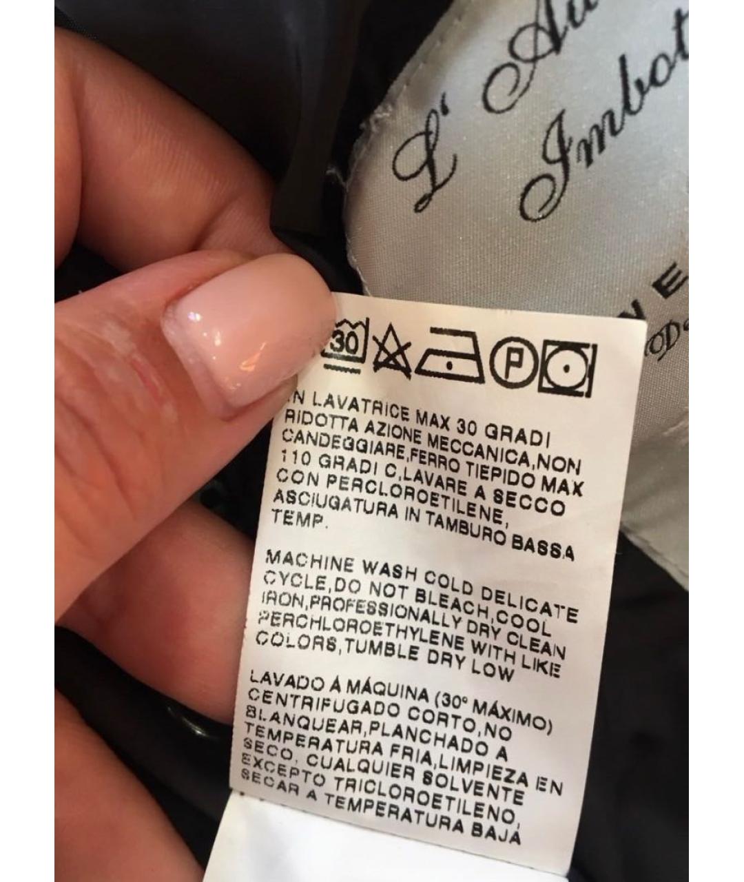 WEEKEND MAX MARA Черная полиэстеровая куртка, фото 7