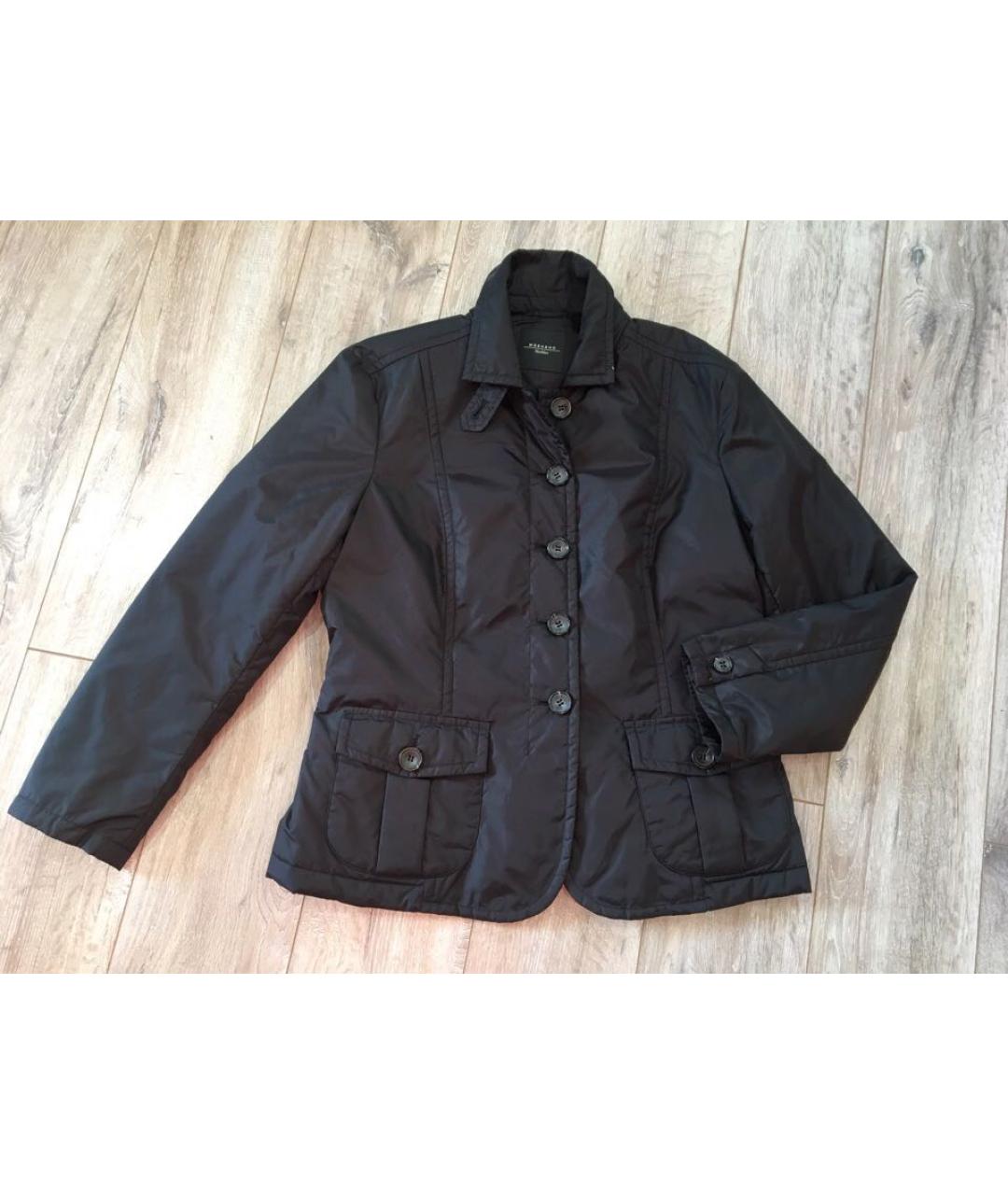 WEEKEND MAX MARA Черная полиэстеровая куртка, фото 4