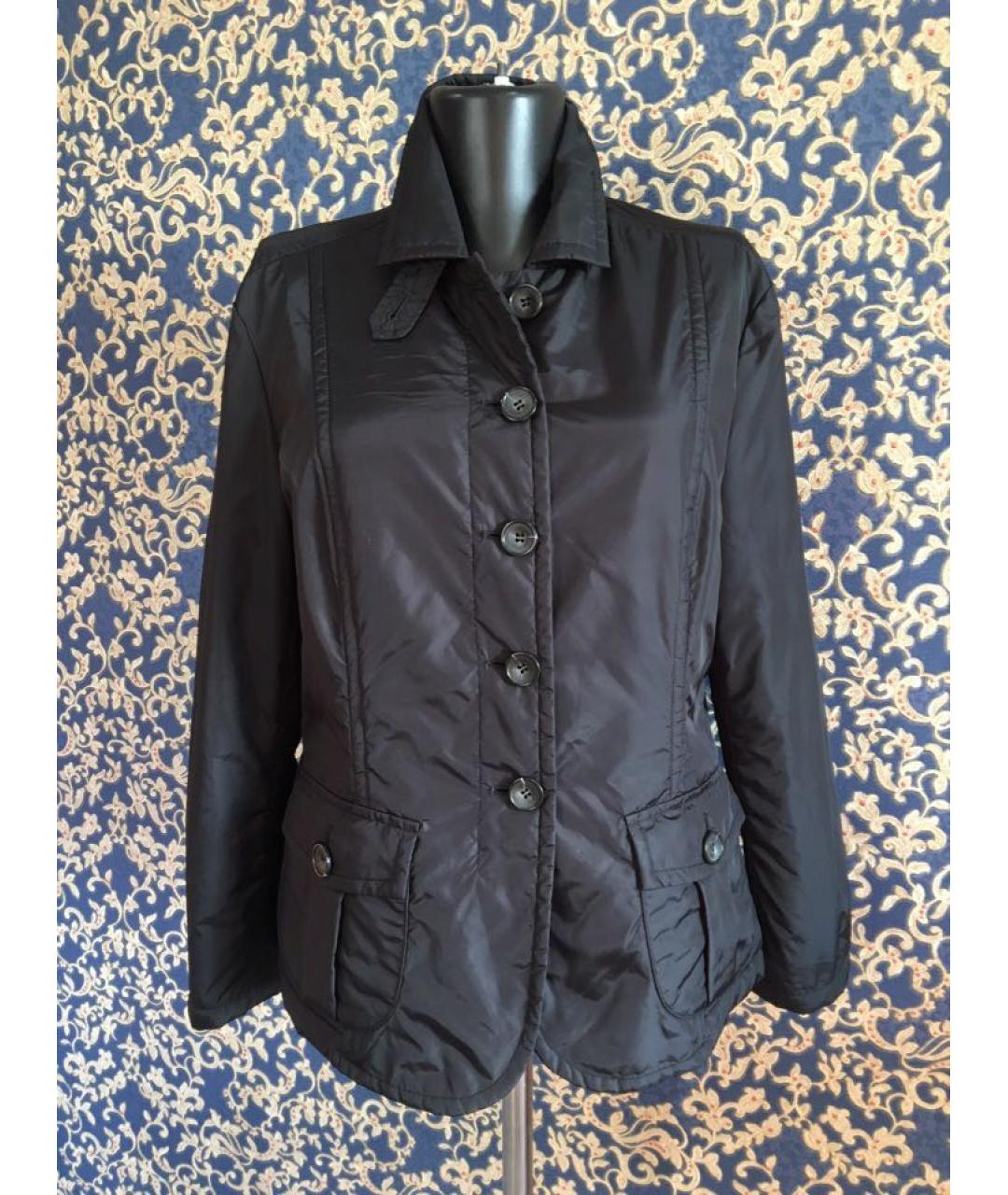 WEEKEND MAX MARA Черная полиэстеровая куртка, фото 8