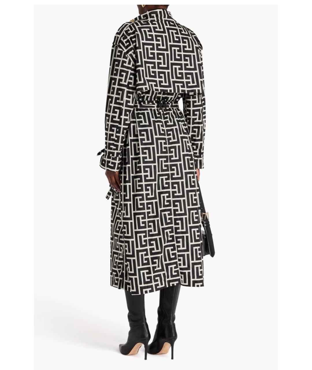 BALMAIN Черный тренч/плащ, фото 4