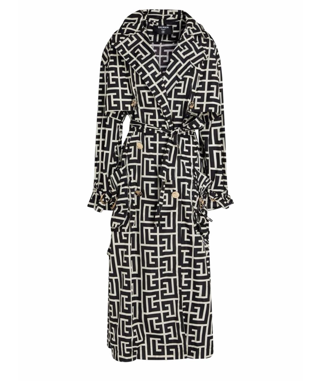 BALMAIN Черный тренч/плащ, фото 6
