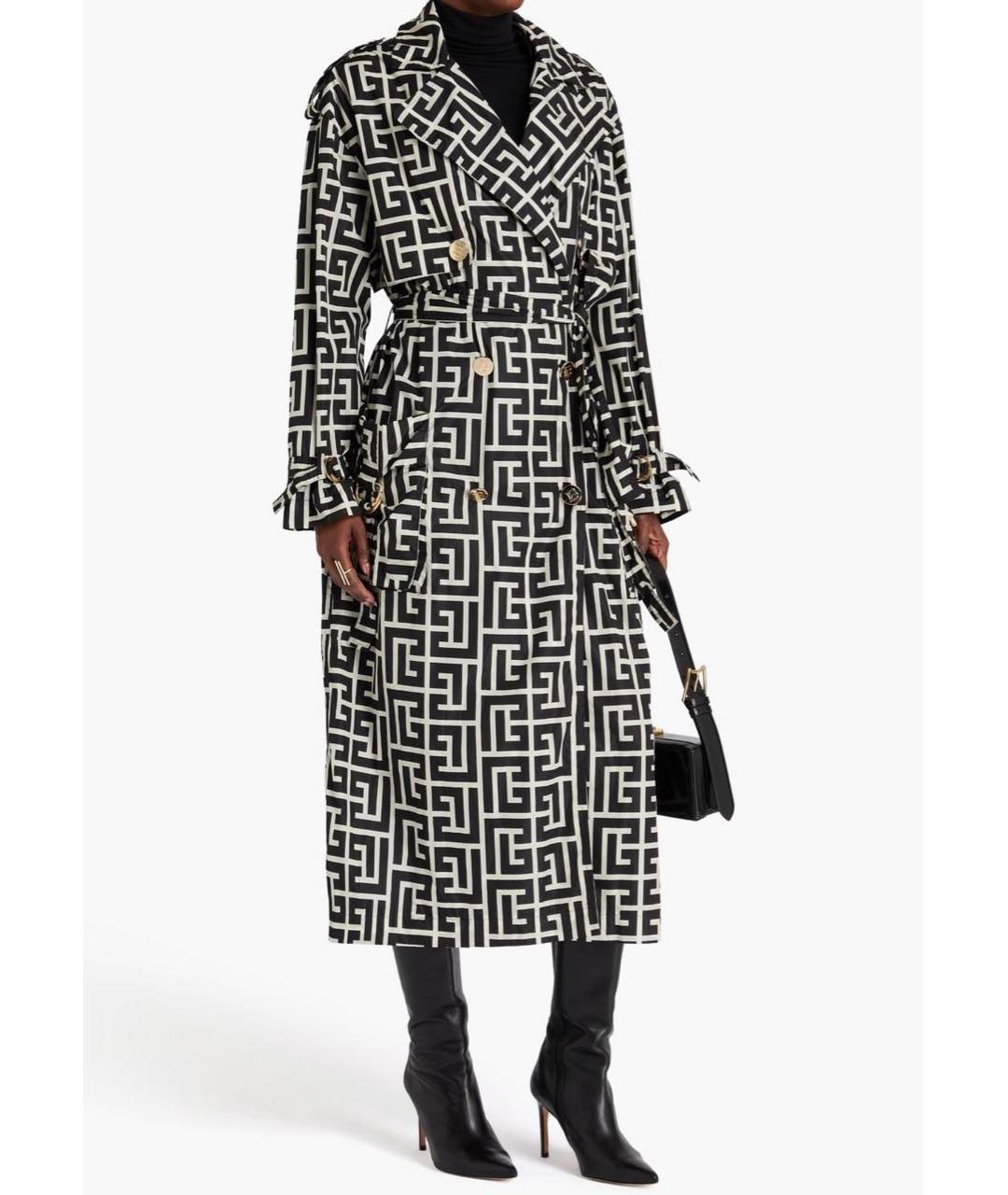 BALMAIN Черный тренч/плащ, фото 3