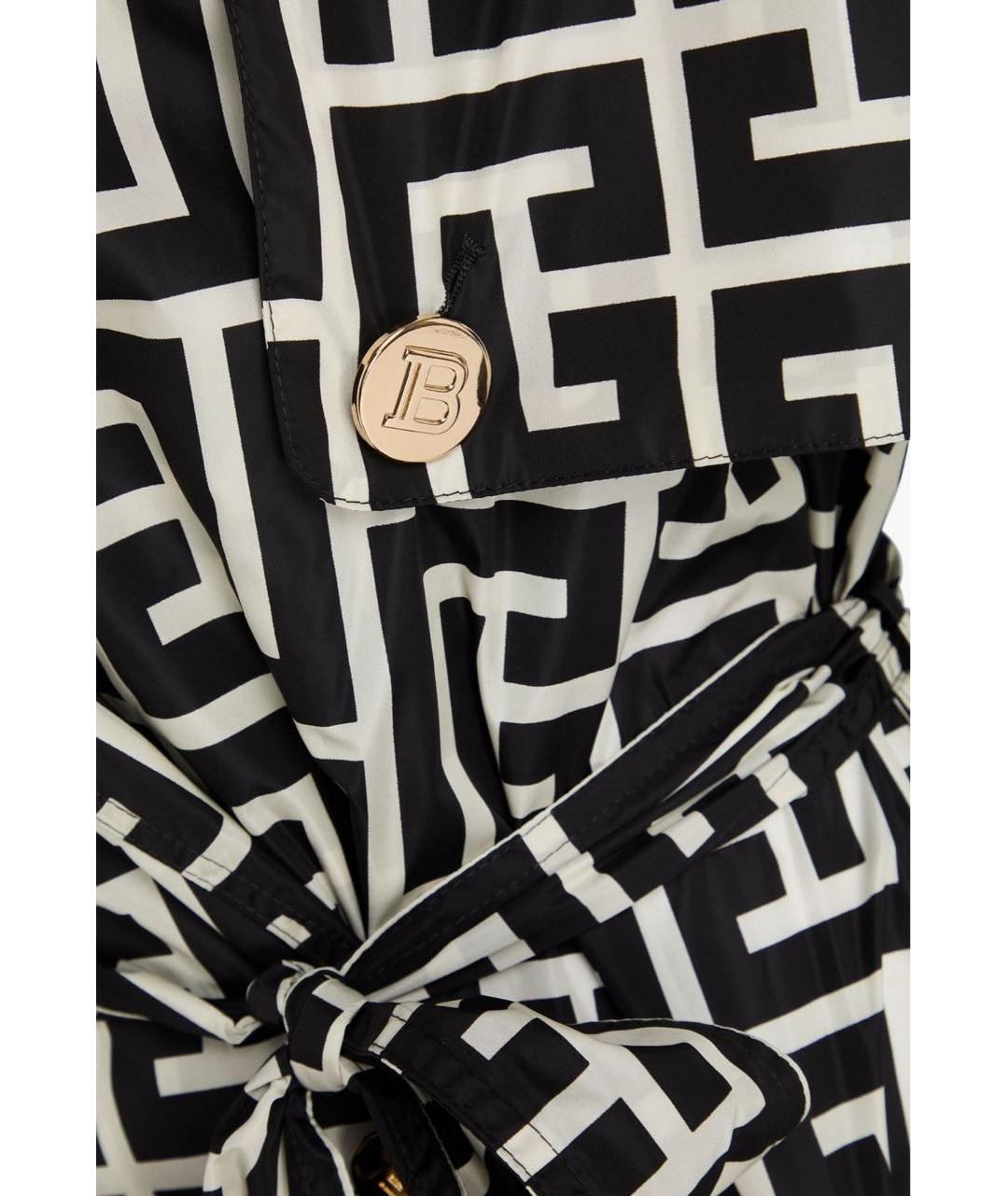 BALMAIN Черный тренч/плащ, фото 2