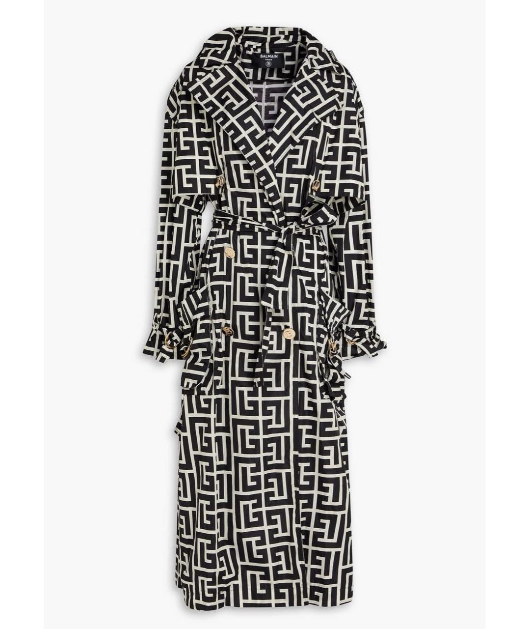 BALMAIN Черный тренч/плащ, фото 5