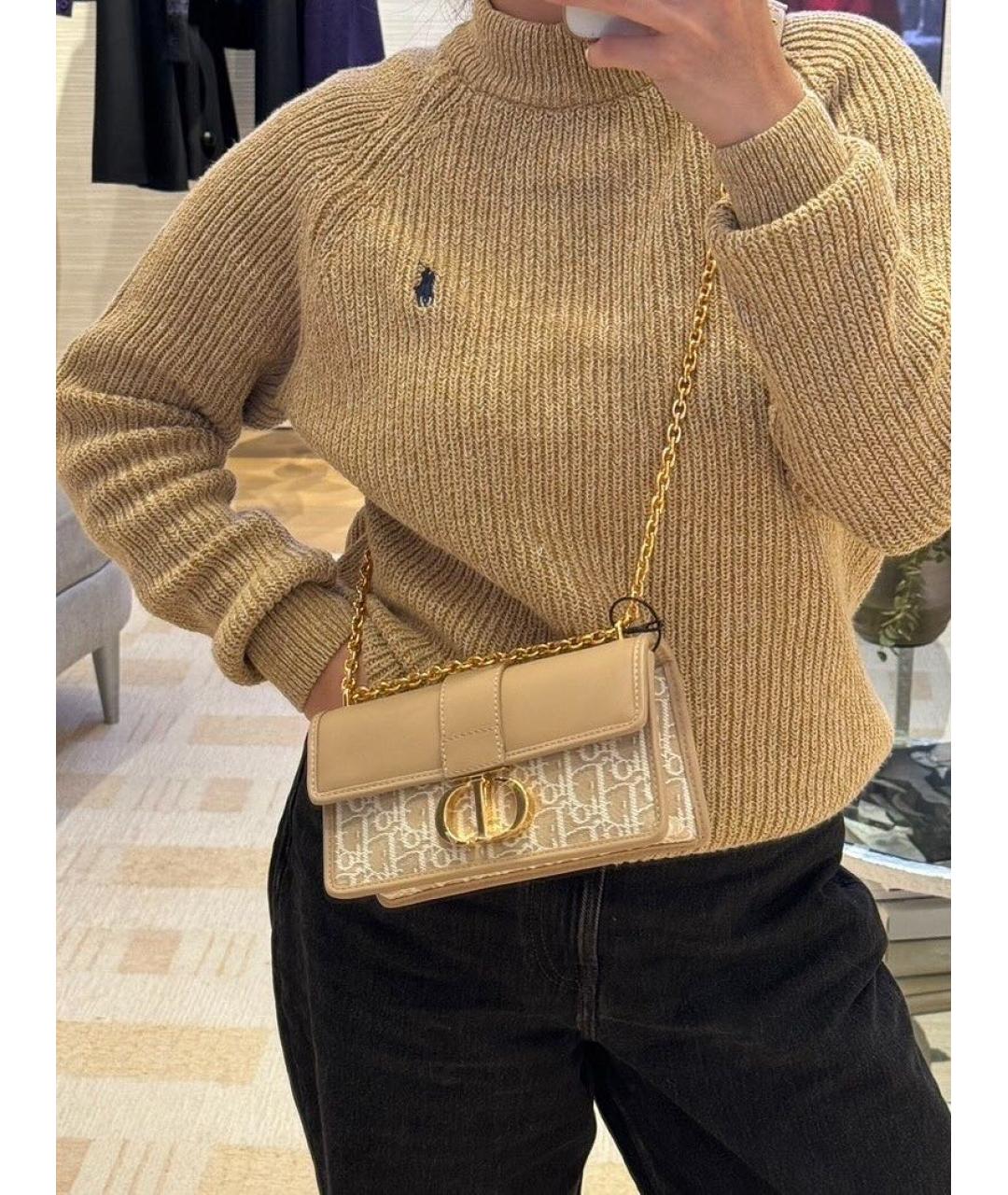 CHRISTIAN DIOR Бежевая сумка через плечо, фото 6