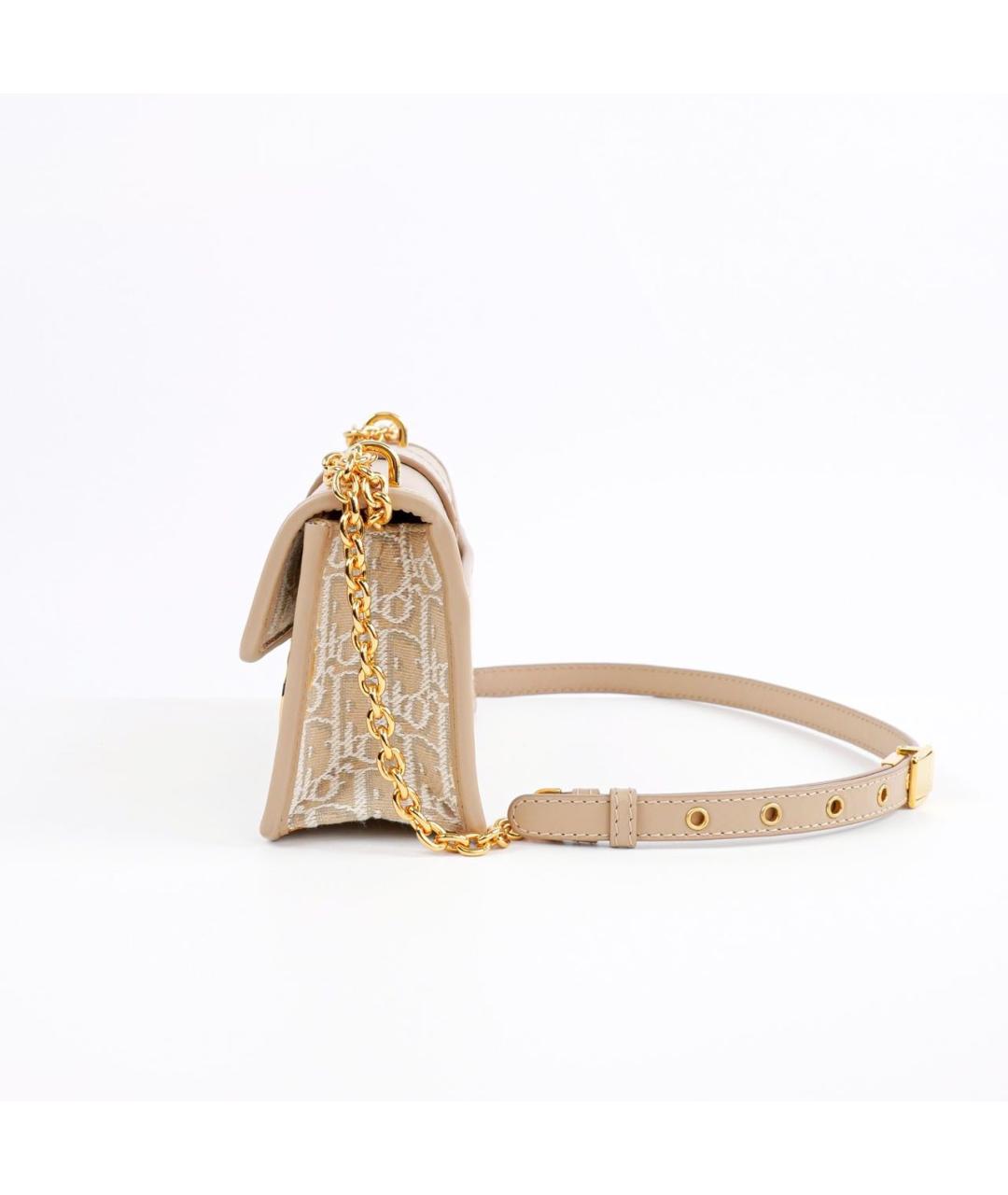 CHRISTIAN DIOR Бежевая сумка через плечо, фото 3