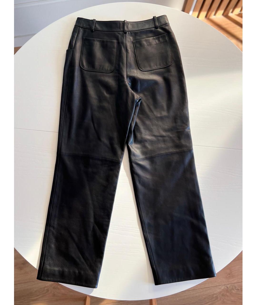 CHANEL Черные кожаные бриджи, фото 2