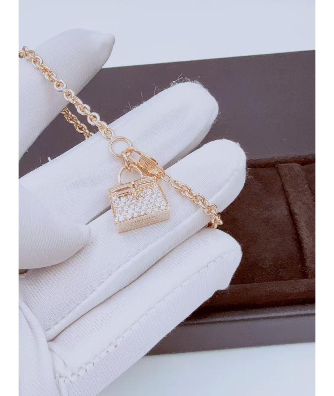 HERMES Золотой браслет из розового золота, фото 3