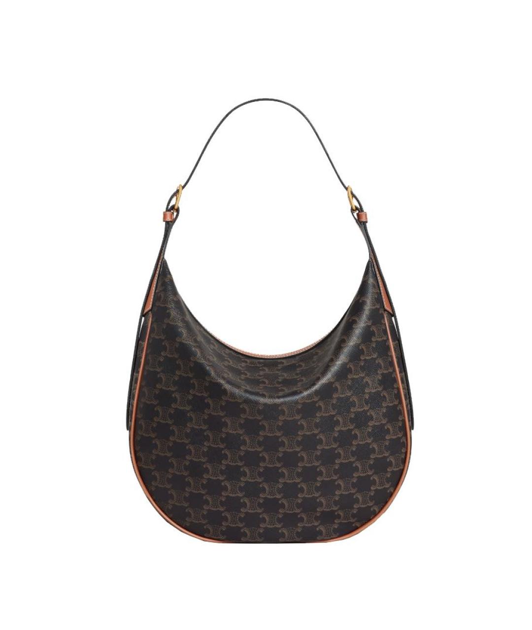 CELINE Коричневая сумка через плечо, фото 7