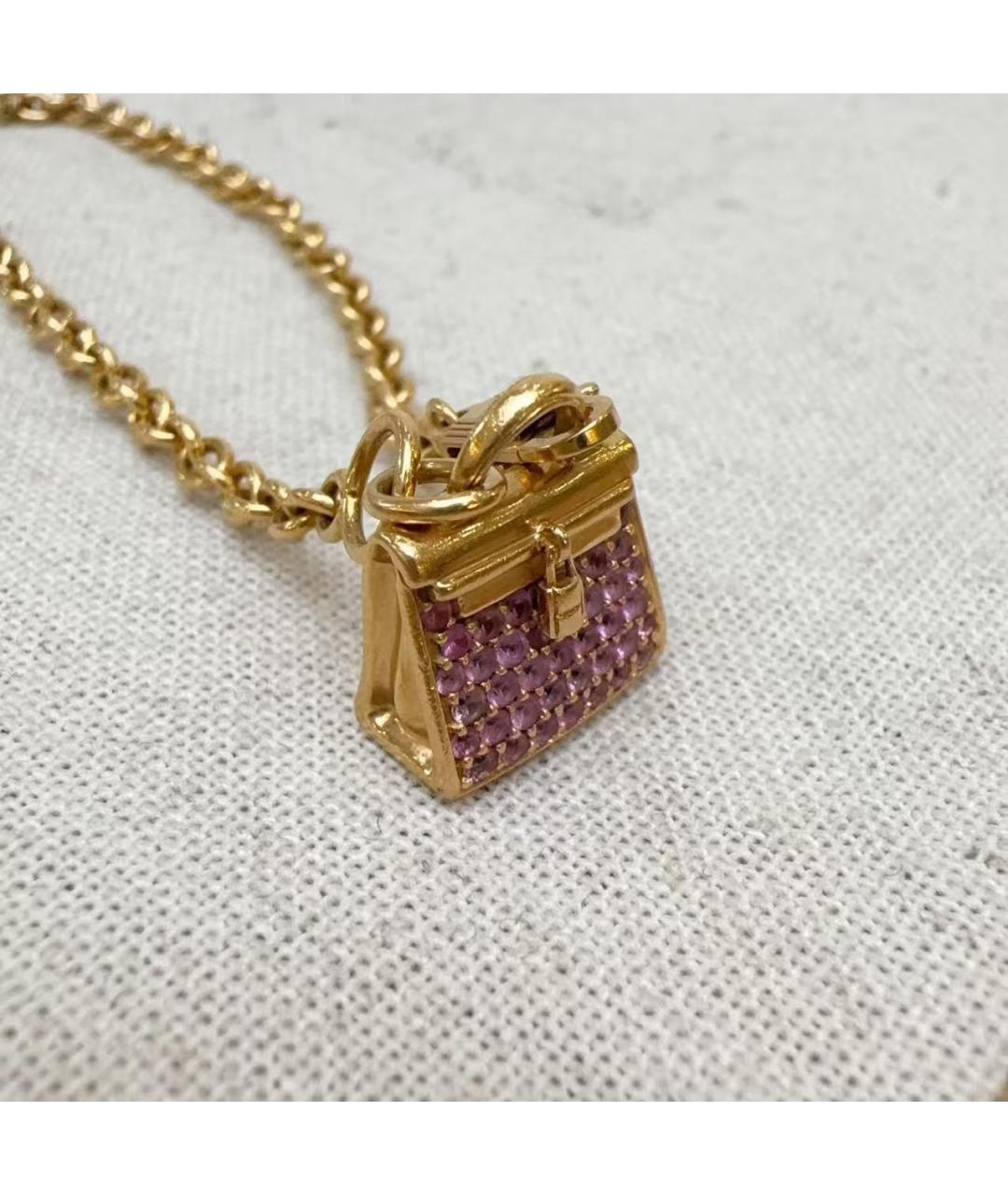 HERMES Золотой браслет из розового золота, фото 4