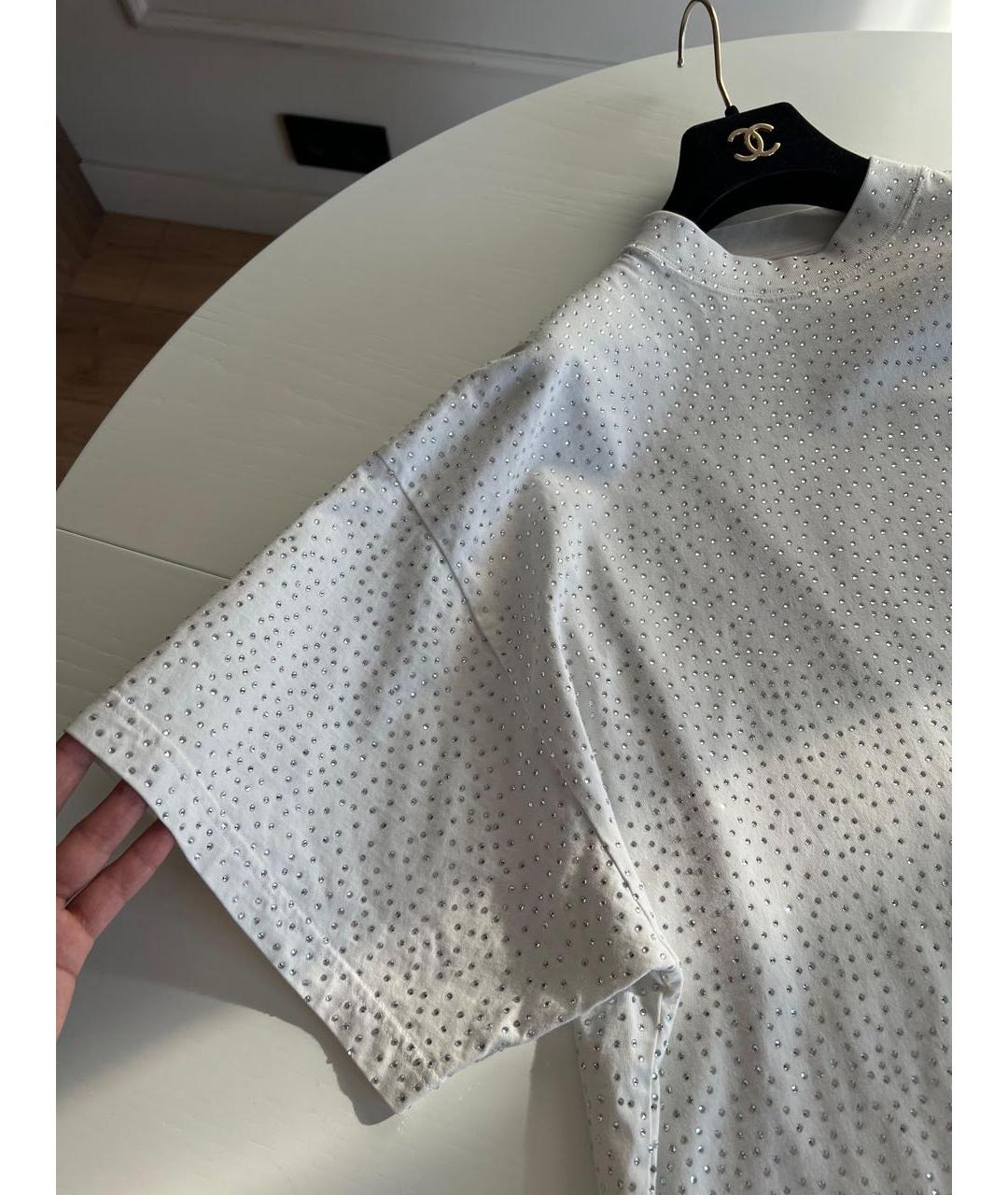 BALENCIAGA Белая футболка, фото 6