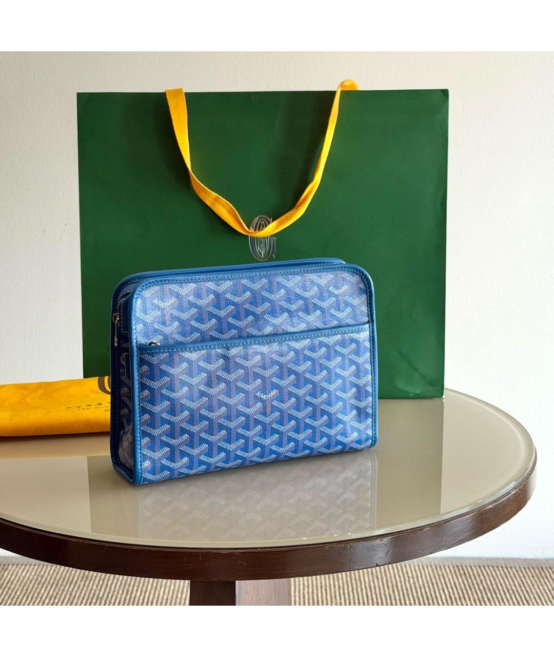 GOYARD Синяя папка для документов, фото 2