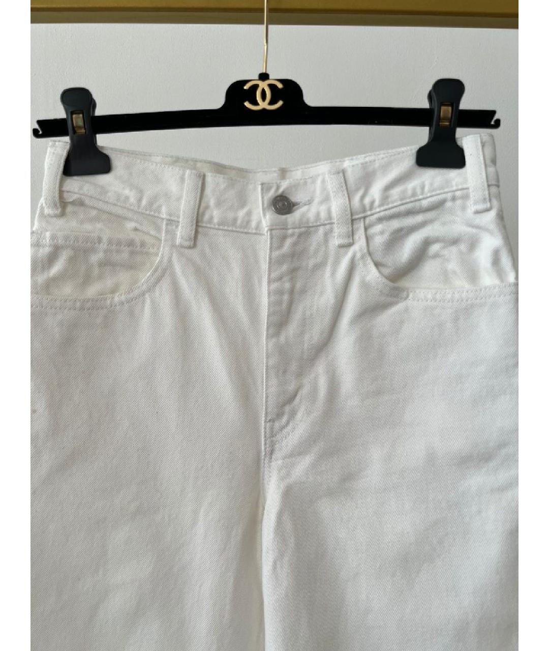 CELINE Белые прямые джинсы, фото 2