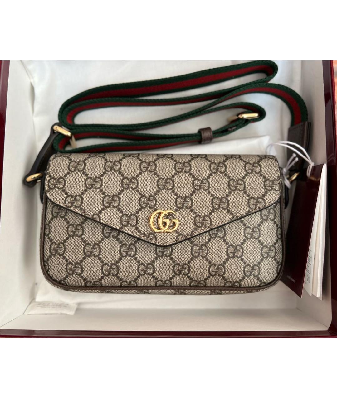 GUCCI Бежевая сумка через плечо, фото 7