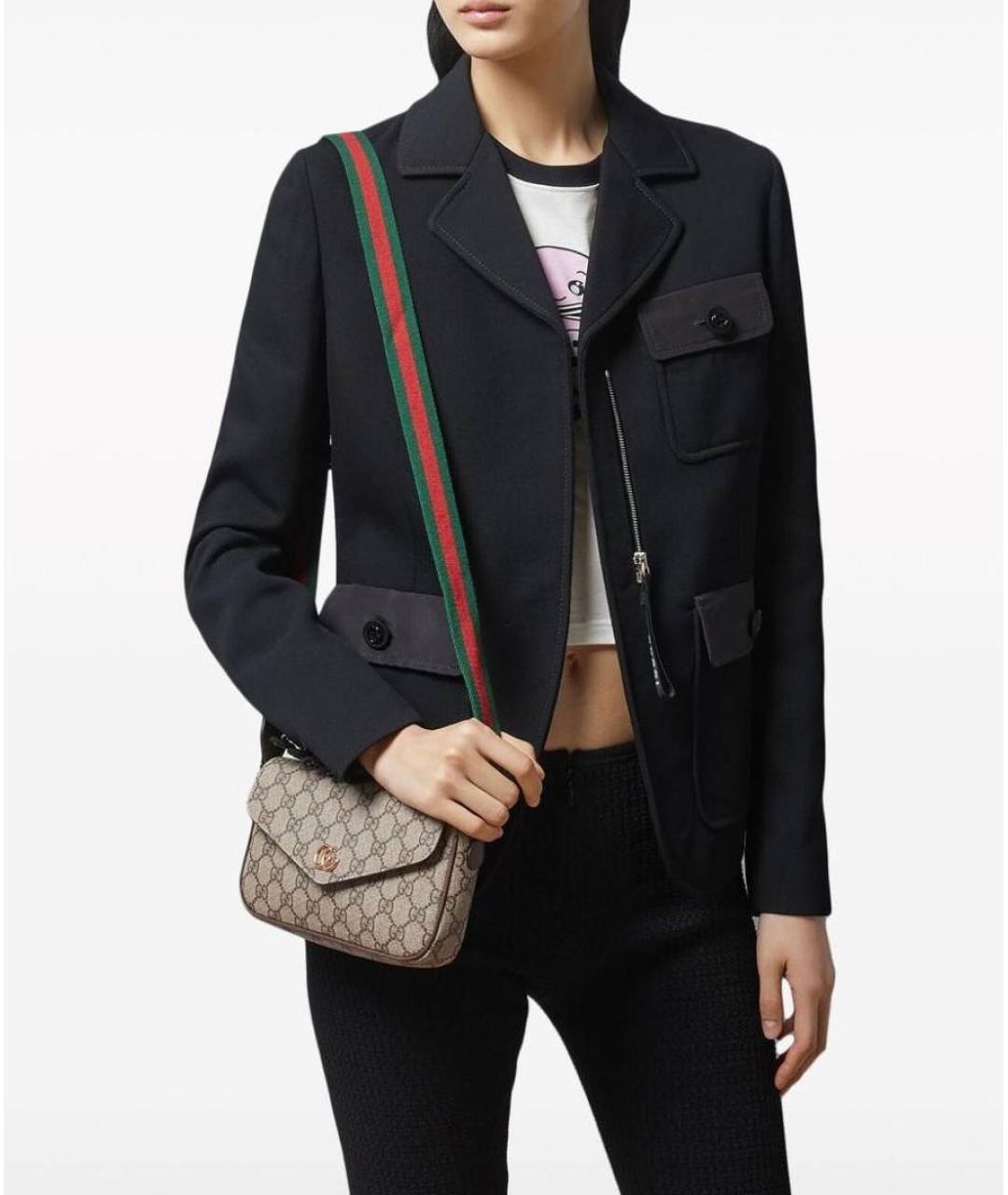 GUCCI Бежевая сумка через плечо, фото 2