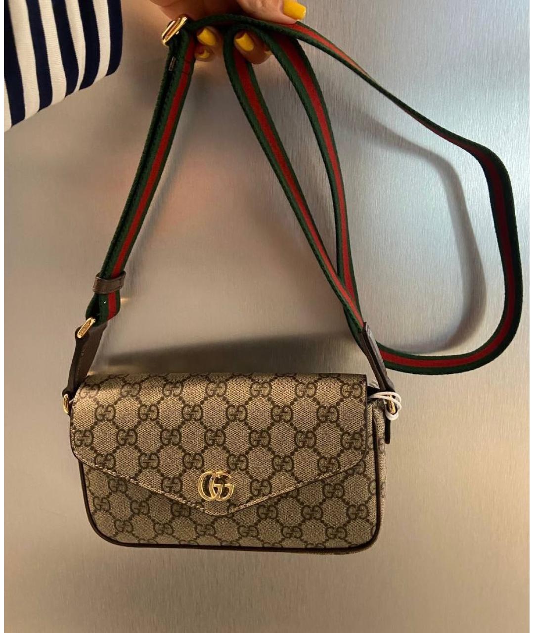 GUCCI Бежевая сумка через плечо, фото 5