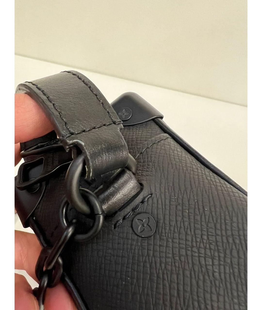 LOUIS VUITTON Черная сумка через плечо, фото 7