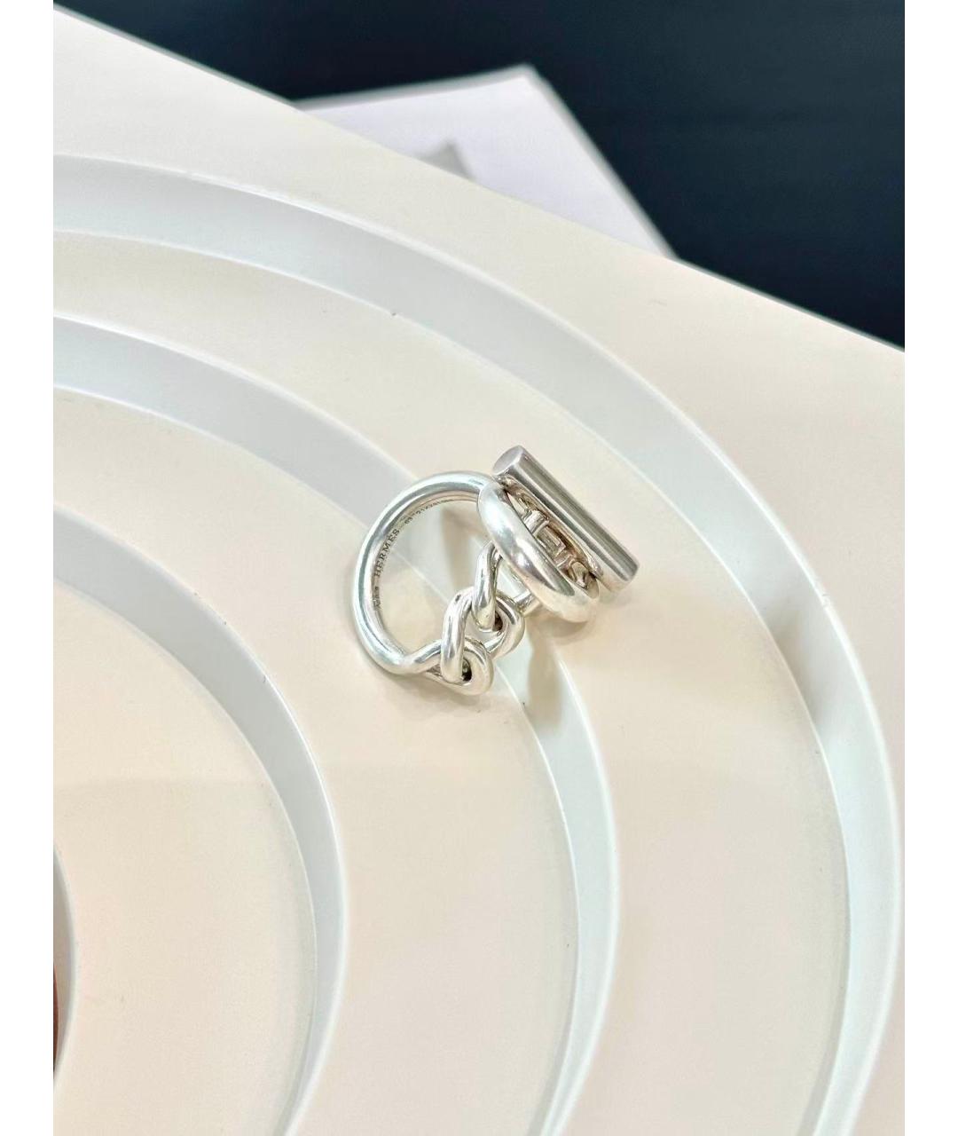 HERMES Серебряное серебряное кольцо, фото 5