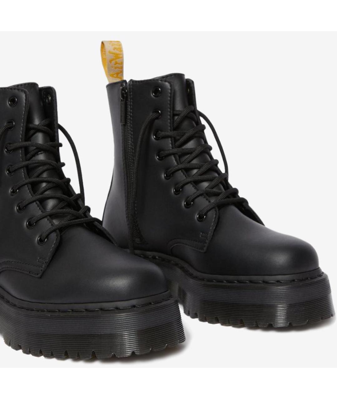 DR. MARTENS Черные кожаные ботинки, фото 8