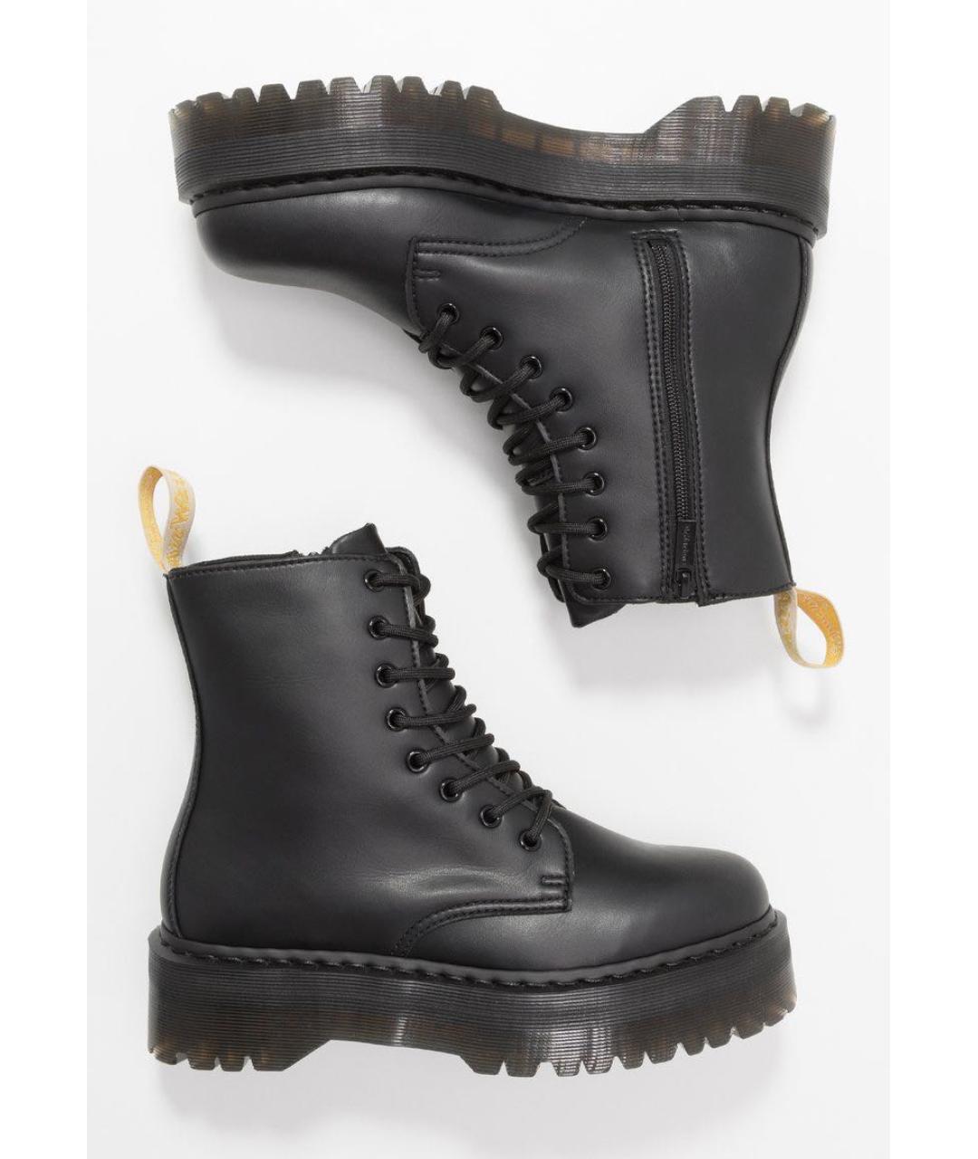 DR. MARTENS Черные кожаные ботинки, фото 9