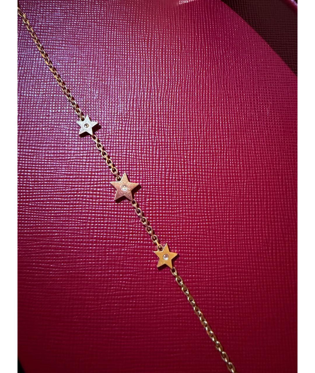 CHRISTIAN DIOR Золотой металлический браслет, фото 4