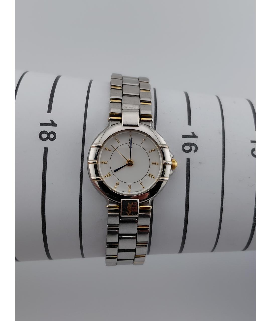 SAINT LAURENT Серебряные стальные часы, фото 6