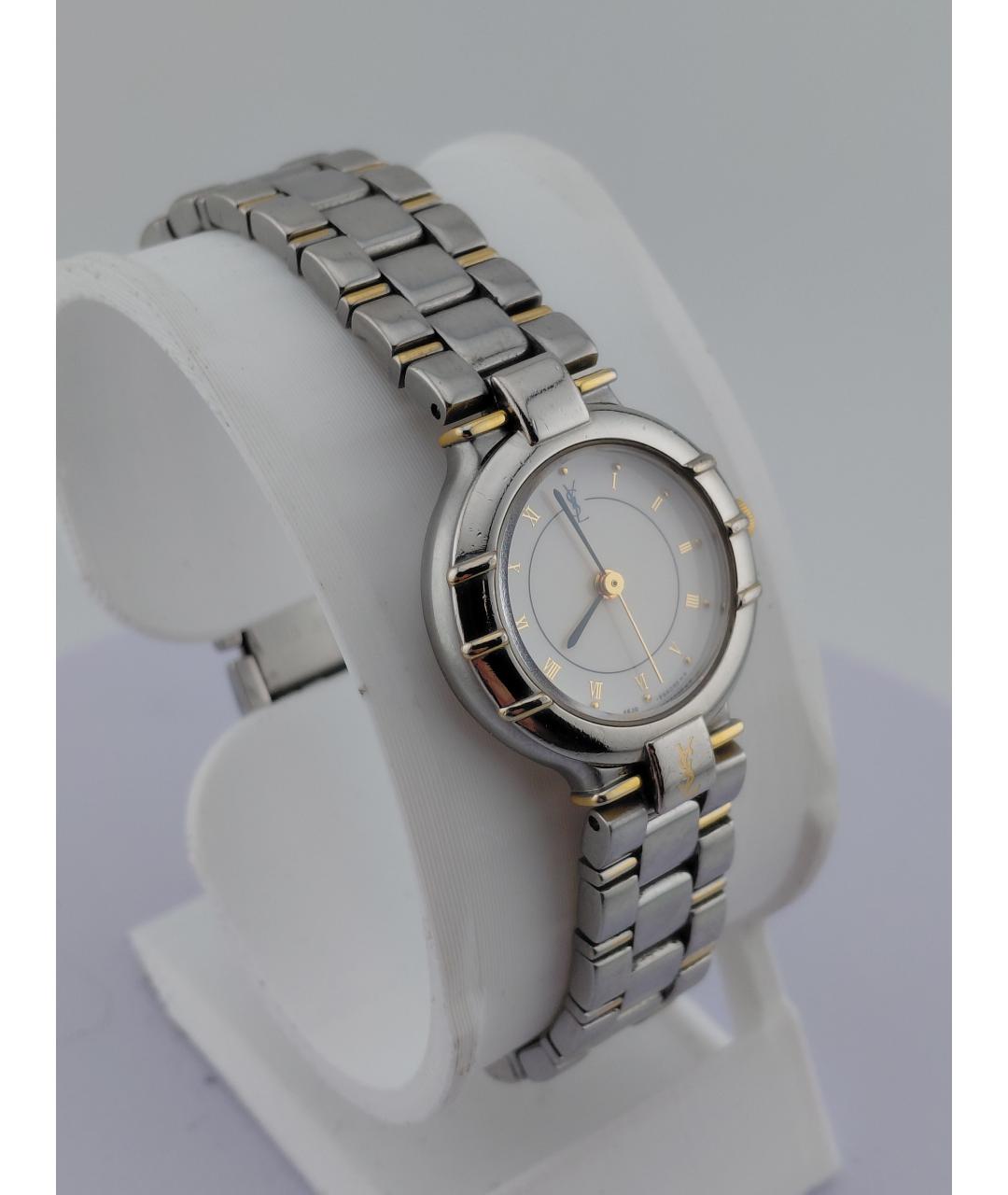 SAINT LAURENT Серебряные стальные часы, фото 3