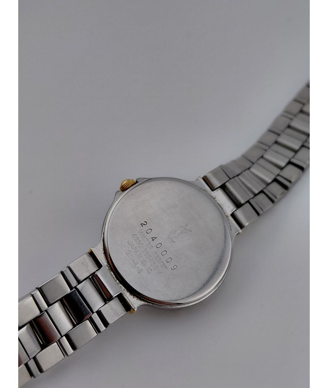SAINT LAURENT Серебряные стальные часы, фото 8