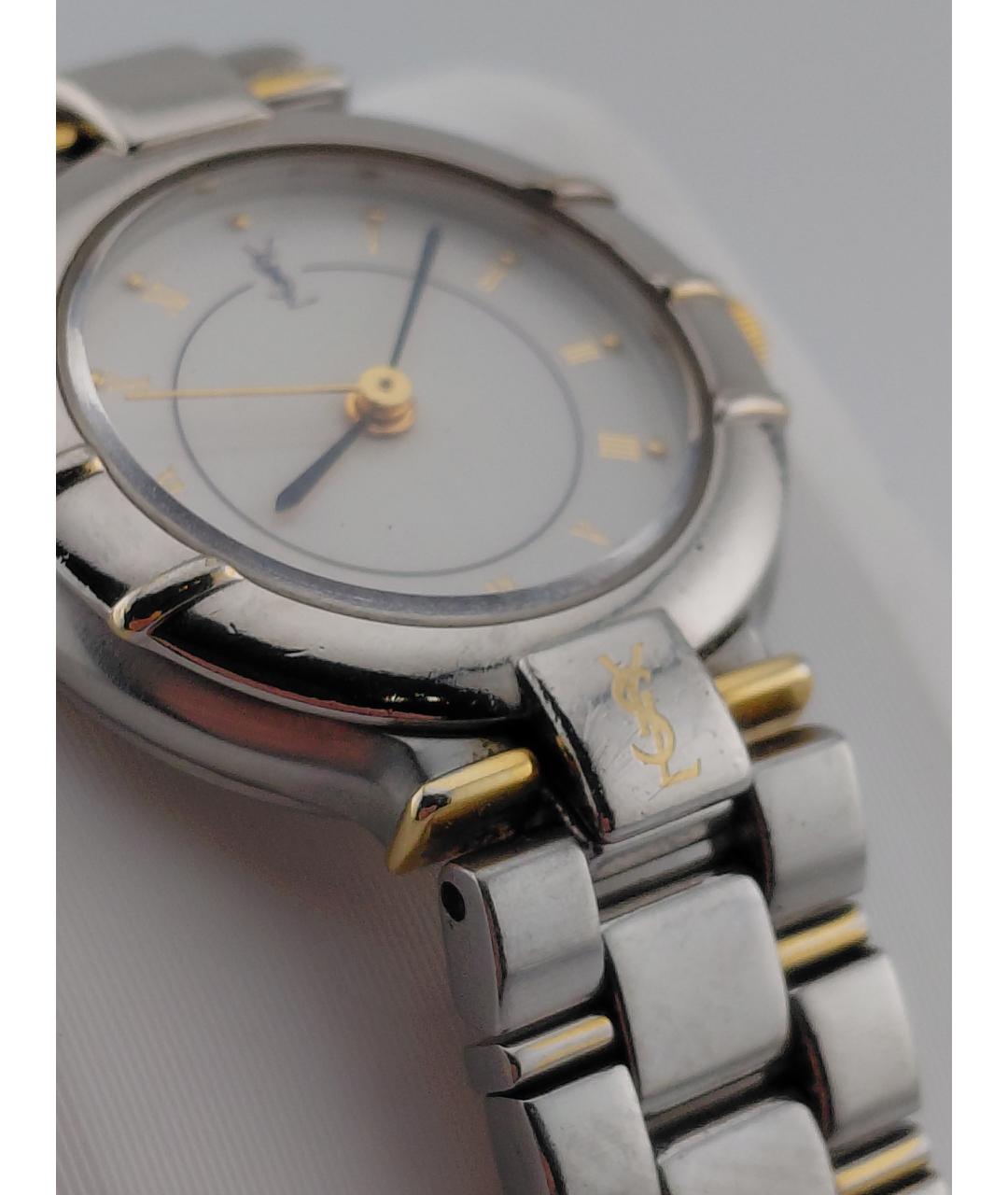 SAINT LAURENT Серебряные стальные часы, фото 9