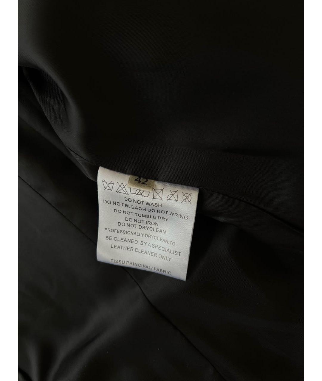 BALMAIN Черная кожаная куртка, фото 4