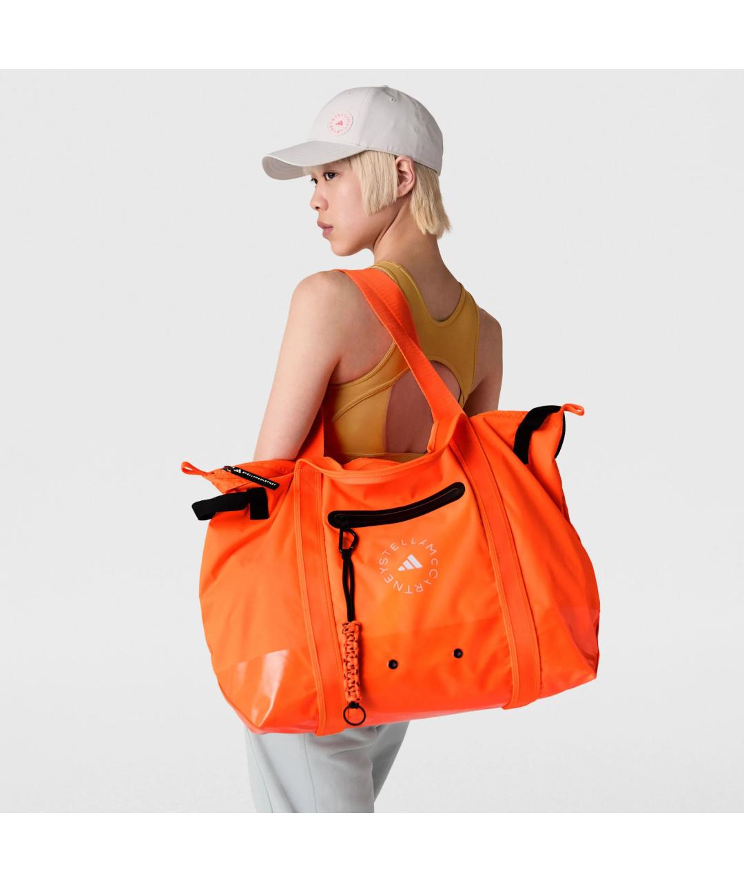 ADIDAS BY STELLA MCCARTNEY Оранжевая дорожная/спортивная сумка, фото 2
