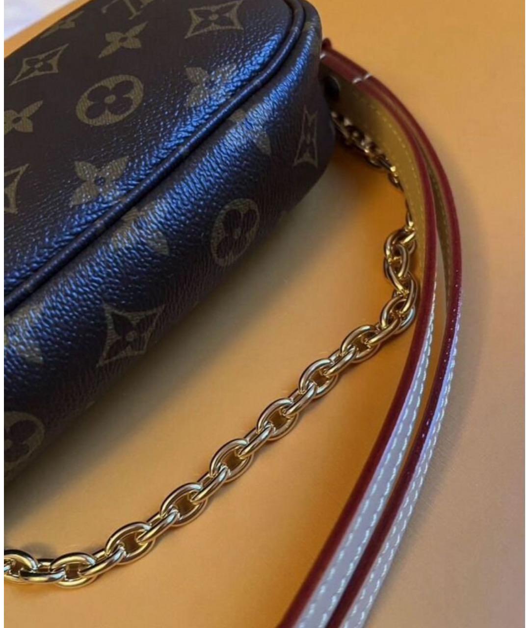 LOUIS VUITTON Коричневая сумка через плечо, фото 5