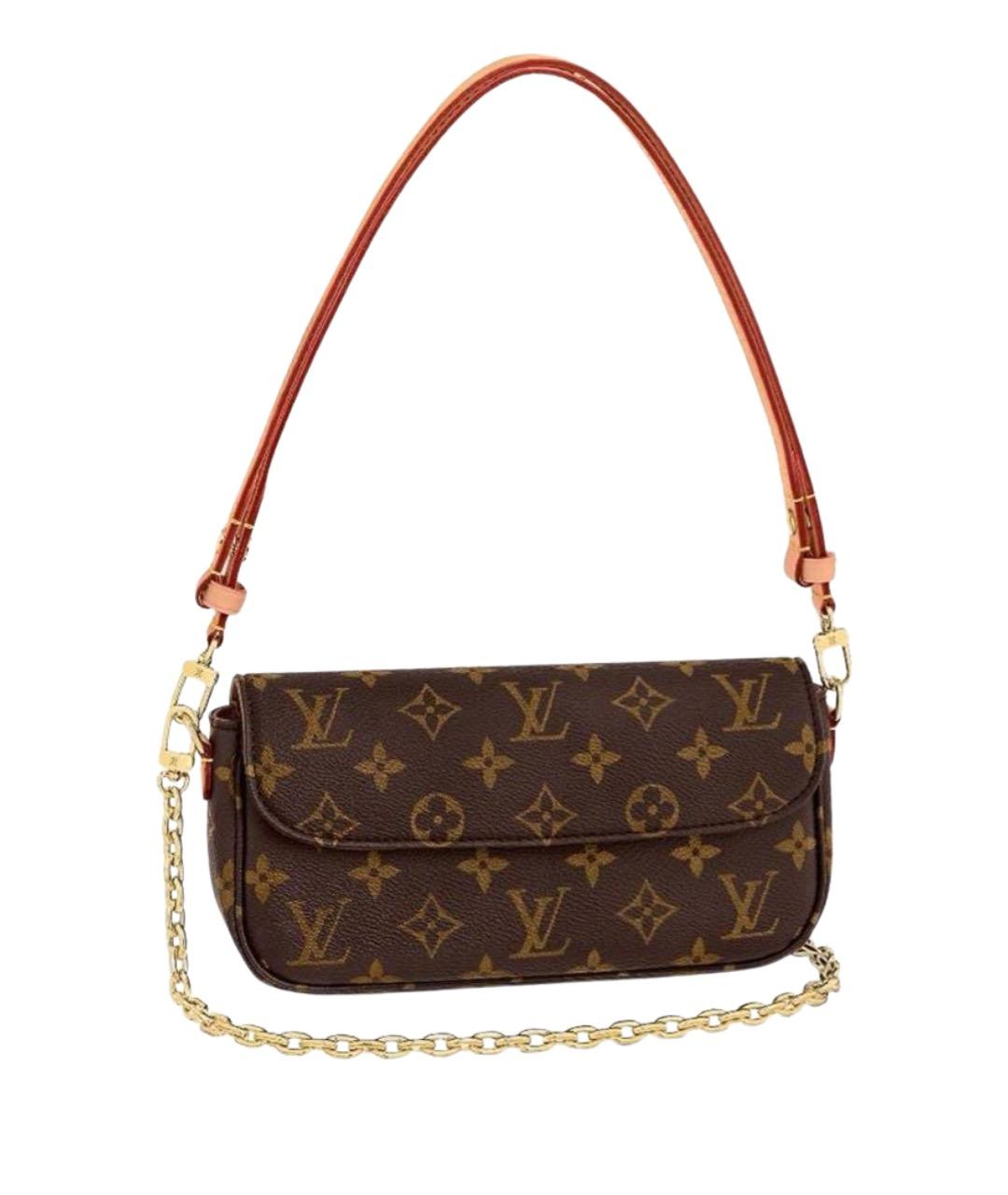 LOUIS VUITTON Коричневая сумка через плечо, фото 1