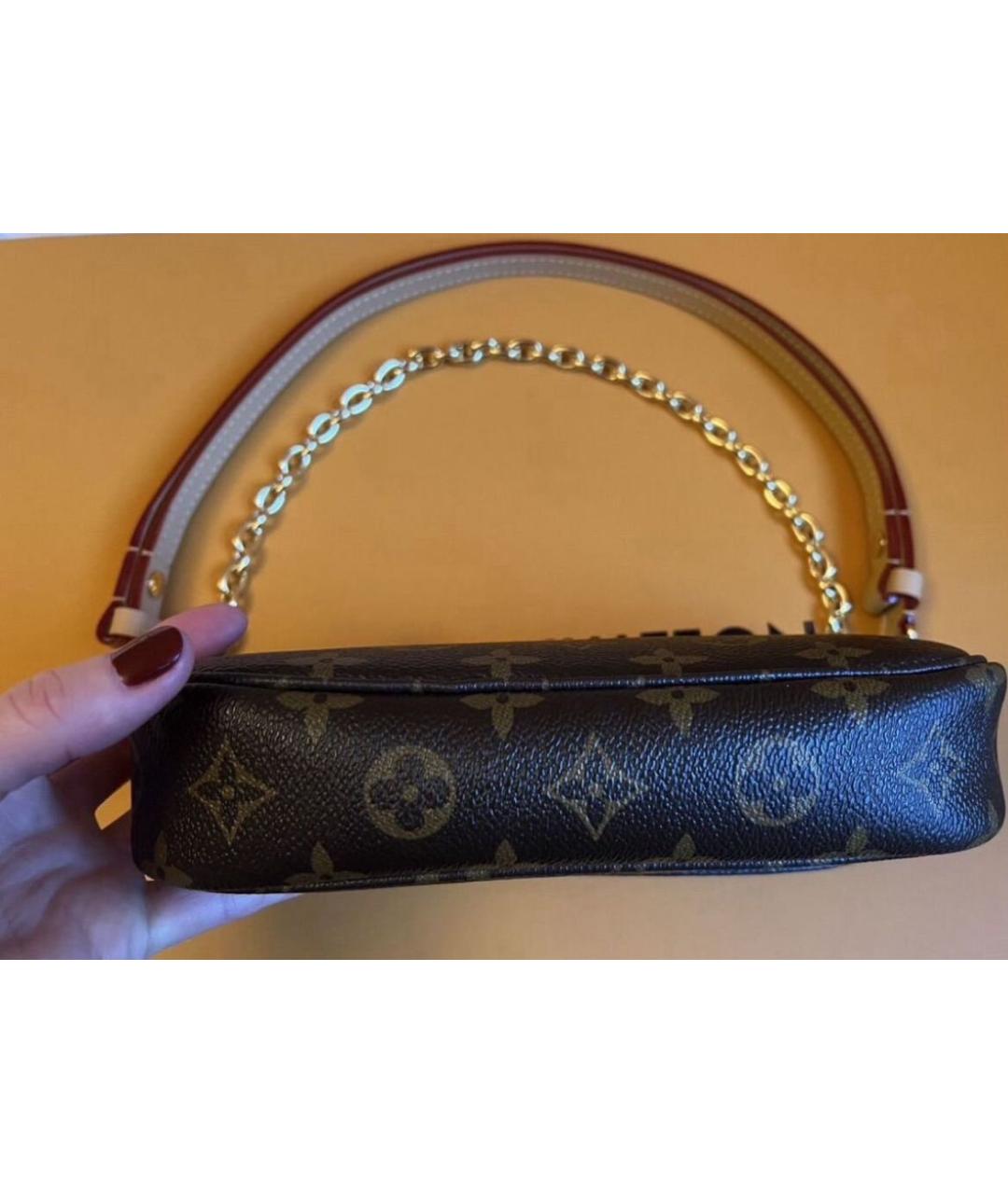 LOUIS VUITTON Коричневая сумка через плечо, фото 4