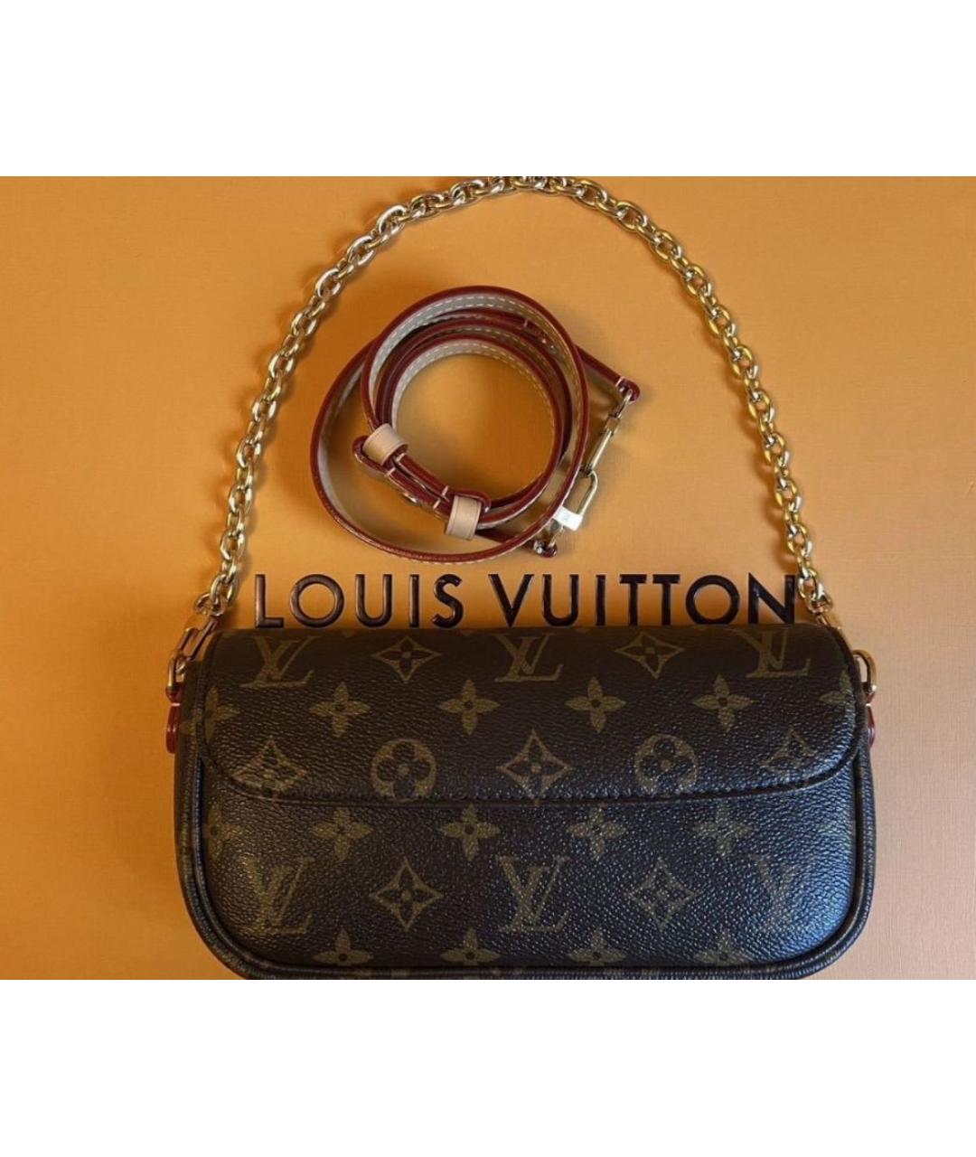 LOUIS VUITTON Коричневая сумка через плечо, фото 2