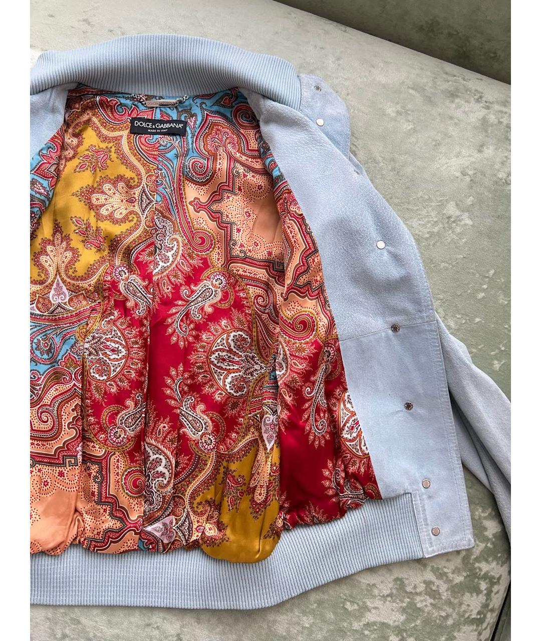 DOLCE&GABBANA Голубая куртка, фото 7