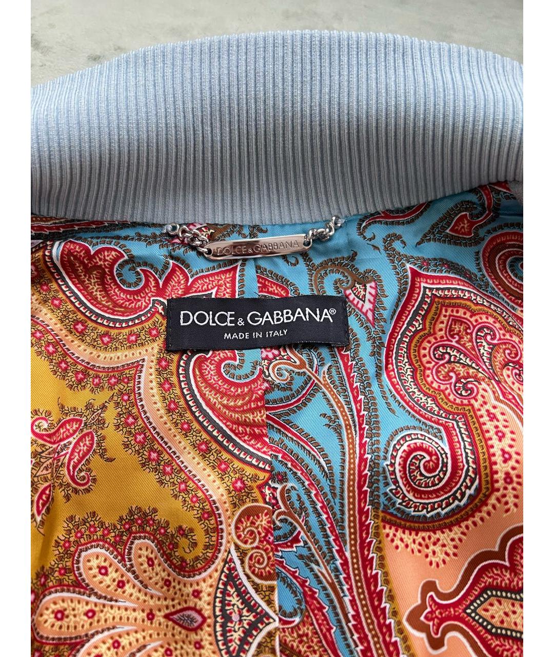 DOLCE&GABBANA Голубая куртка, фото 3