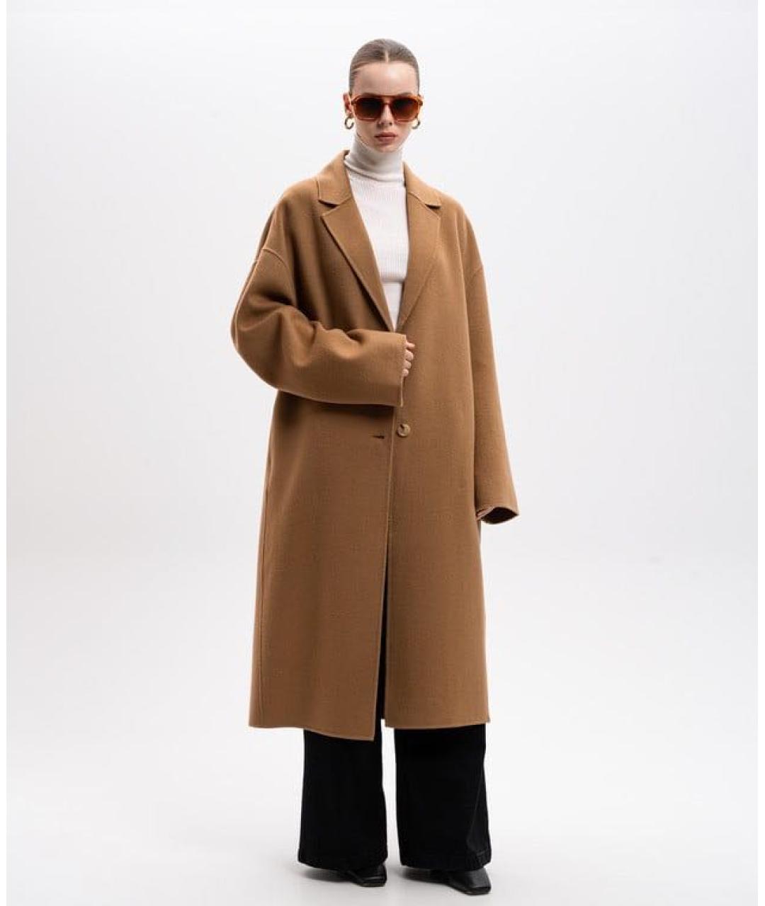 TOTEME Бежевое шерстяное пальто, фото 2