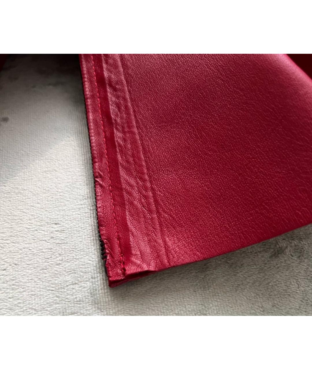 GUCCI Красная кожаная куртка, фото 8