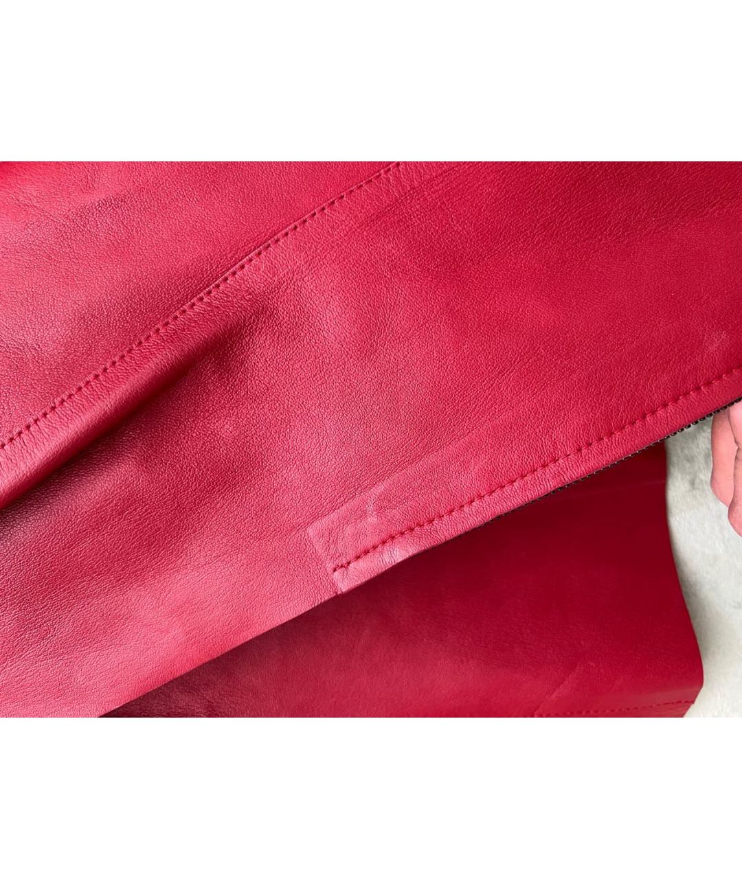 GUCCI Красная кожаная куртка, фото 7