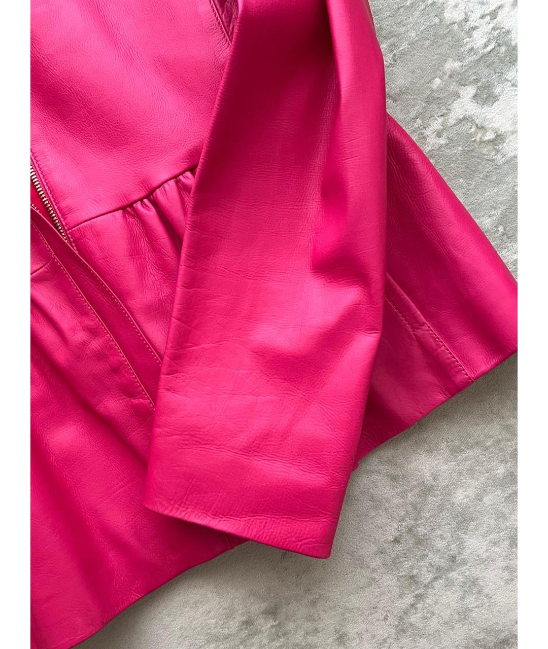 GUCCI Красная кожаная куртка, фото 8