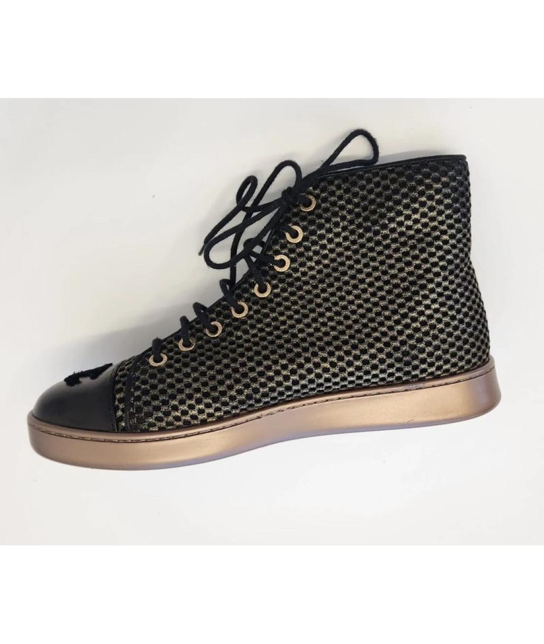 CHANEL Черные кожаные ботинки, фото 7