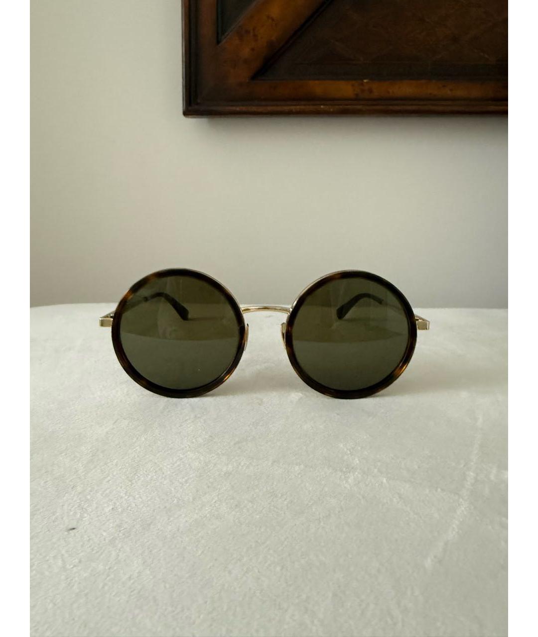 SAINT LAURENT Коричневые солнцезащитные очки, фото 5