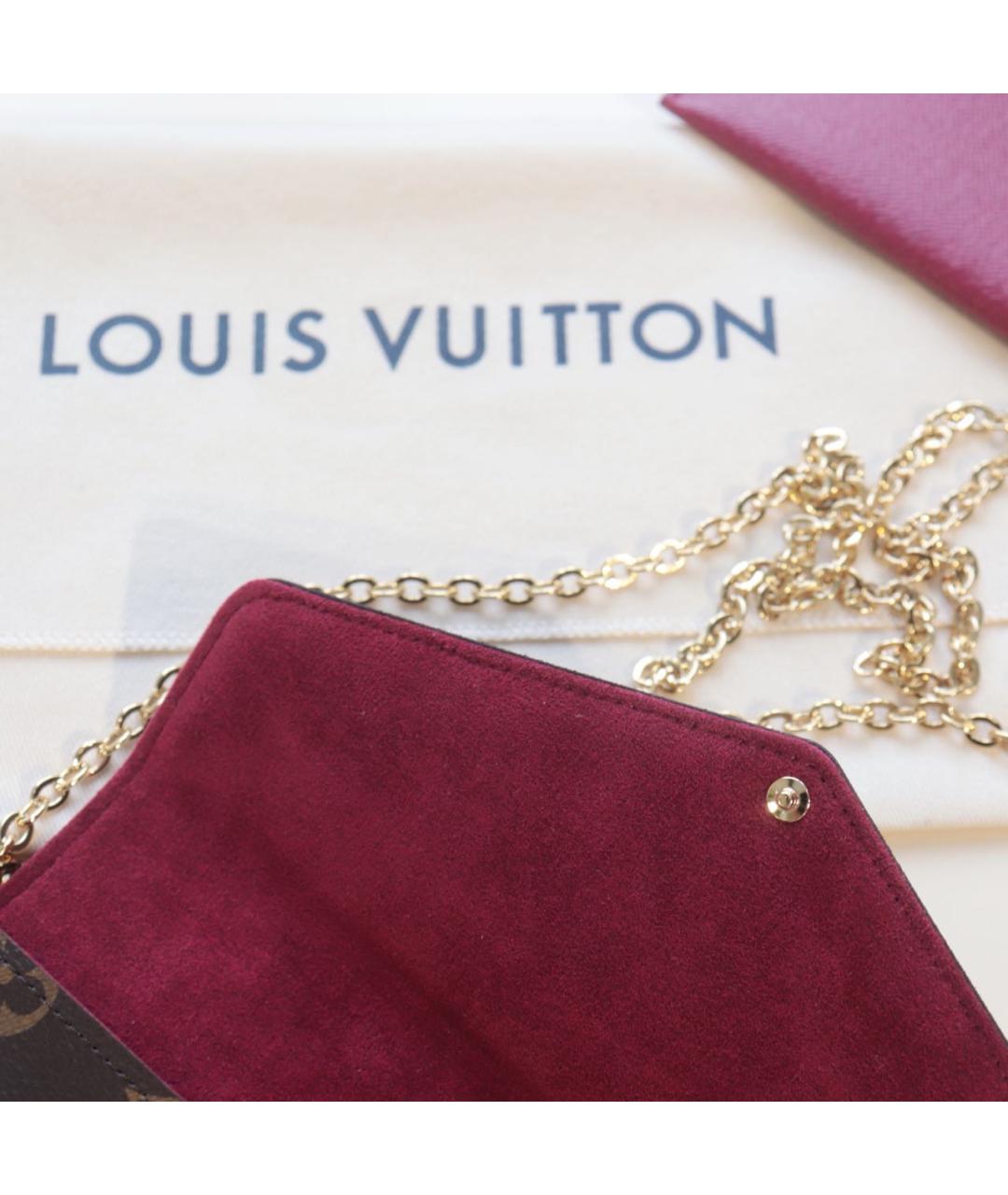 LOUIS VUITTON Коричневая сумка через плечо, фото 4