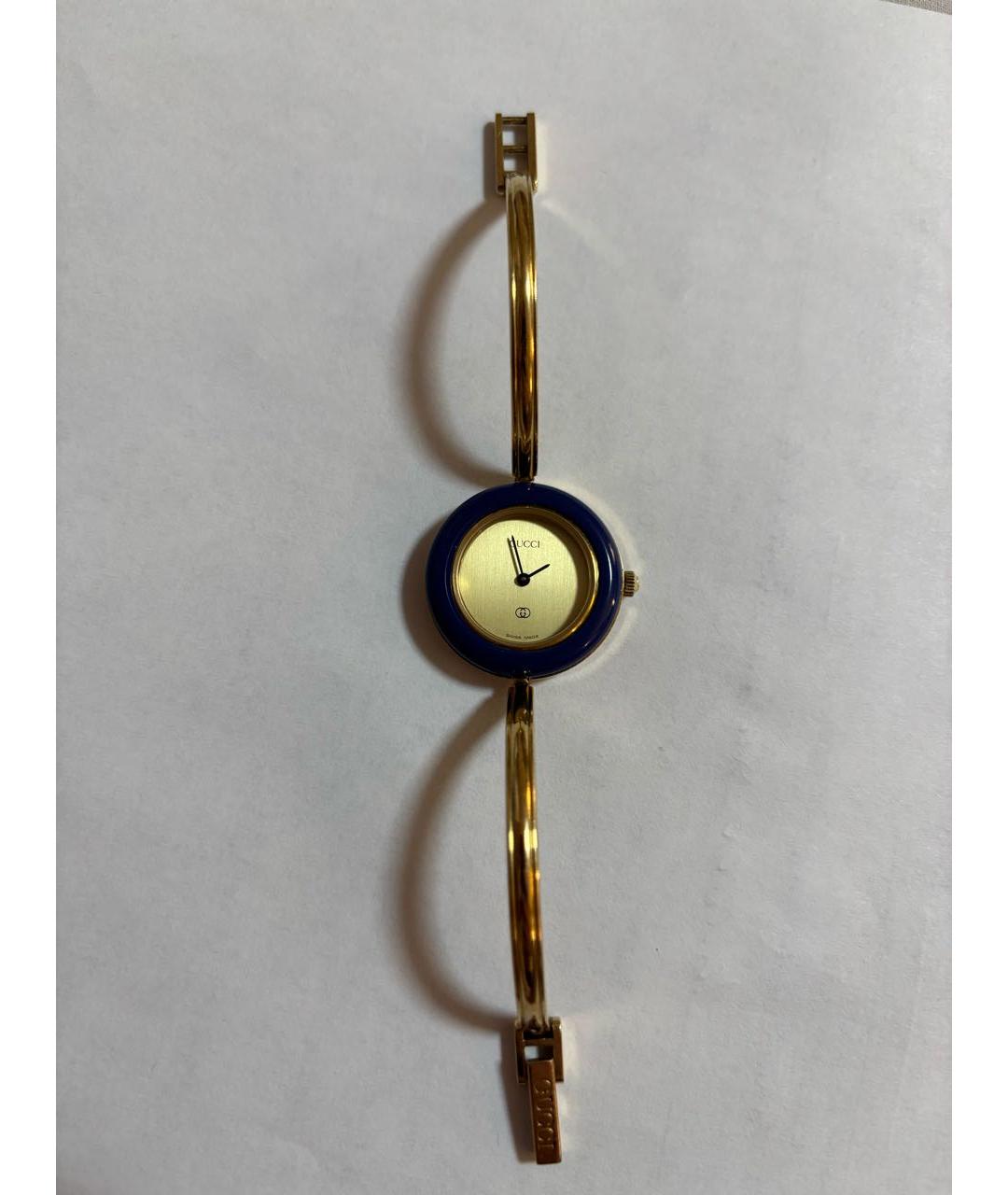 GUCCI Золотые стальные часы, фото 5