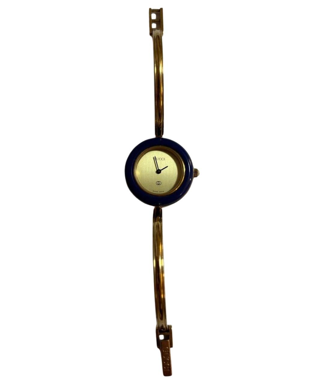 GUCCI Золотые стальные часы, фото 1