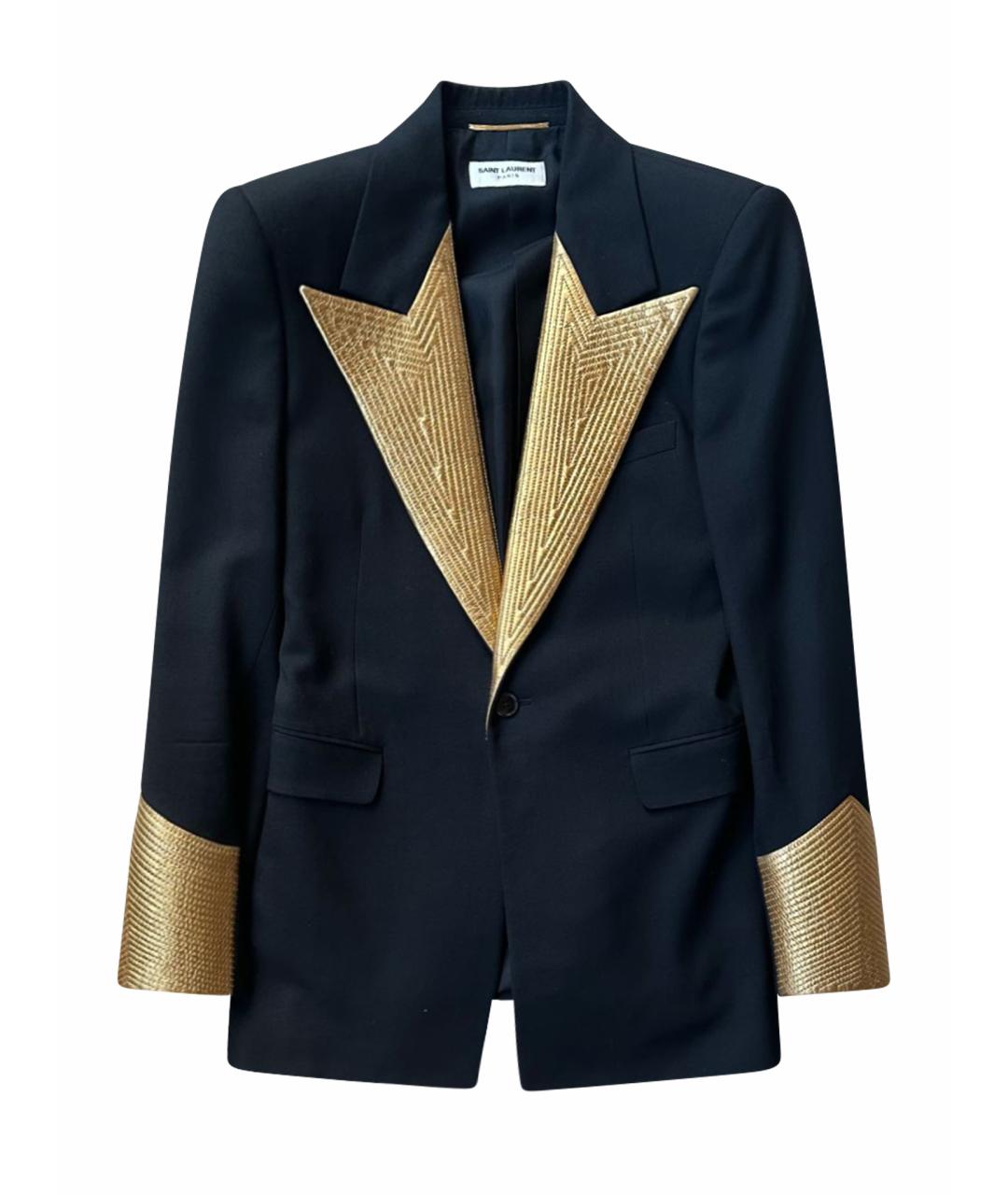 SAINT LAURENT Черный жакет/пиджак, фото 1