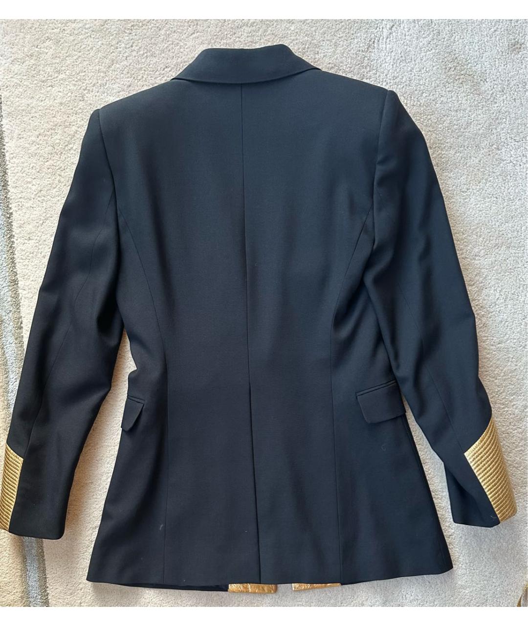 SAINT LAURENT Черный жакет/пиджак, фото 2