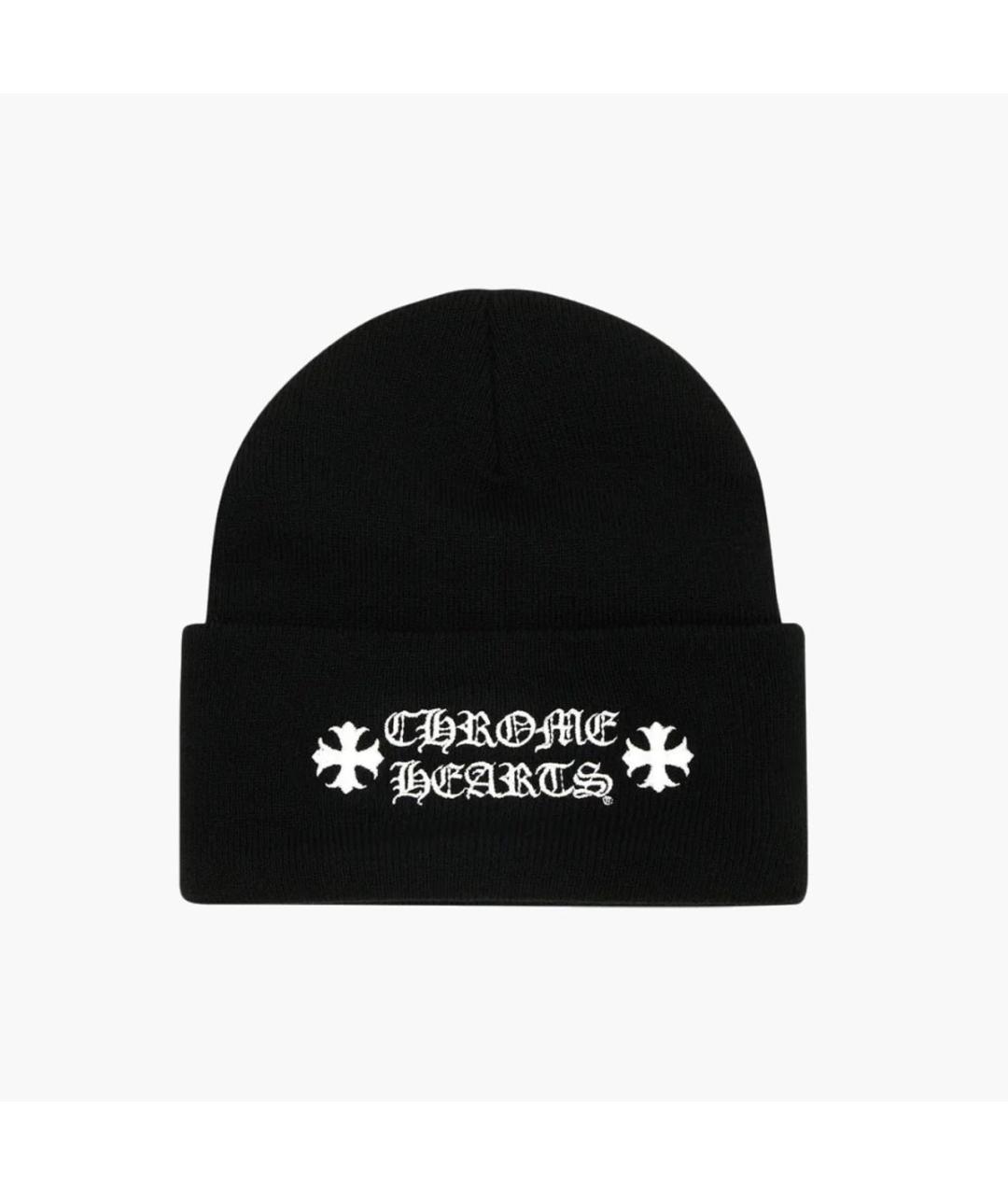 CHROME HEARTS Черная шапка, фото 7