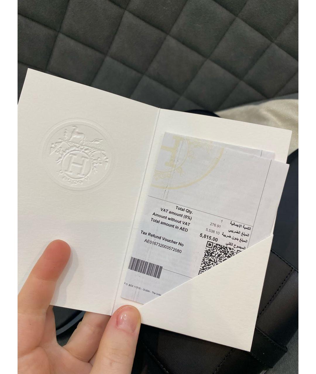 HERMES Черные кожаные шлепанцы, фото 5